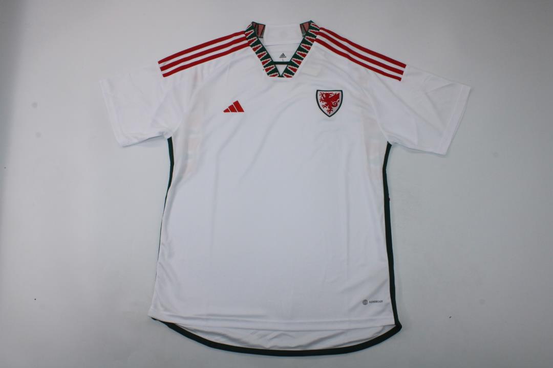 AAA Quality Wale 2022 World Cup Away White Soccer Jersey